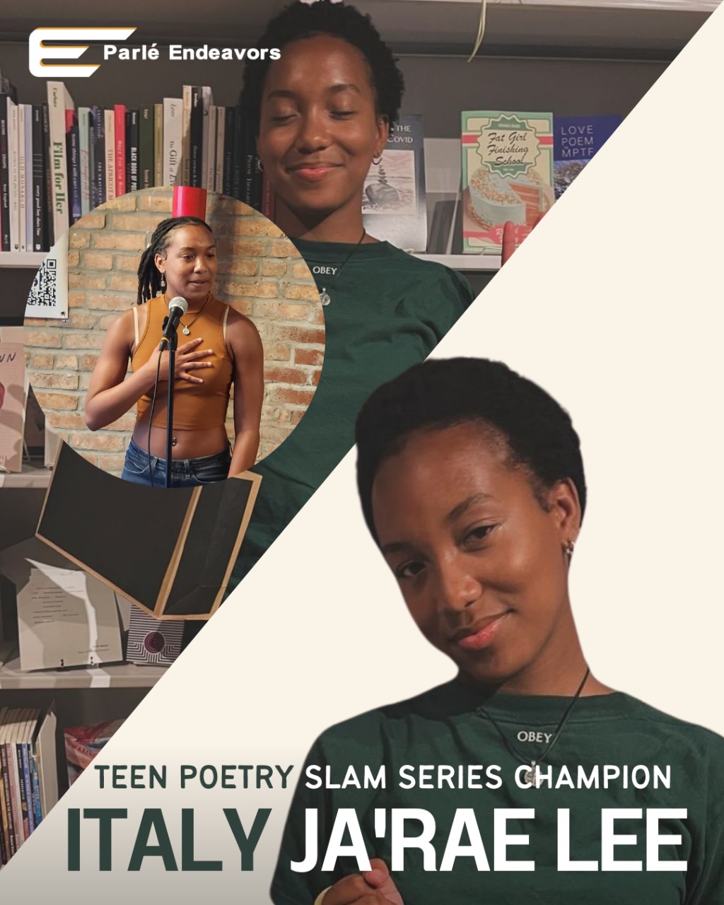 Italy Lee Teen Poetry Slam Champion