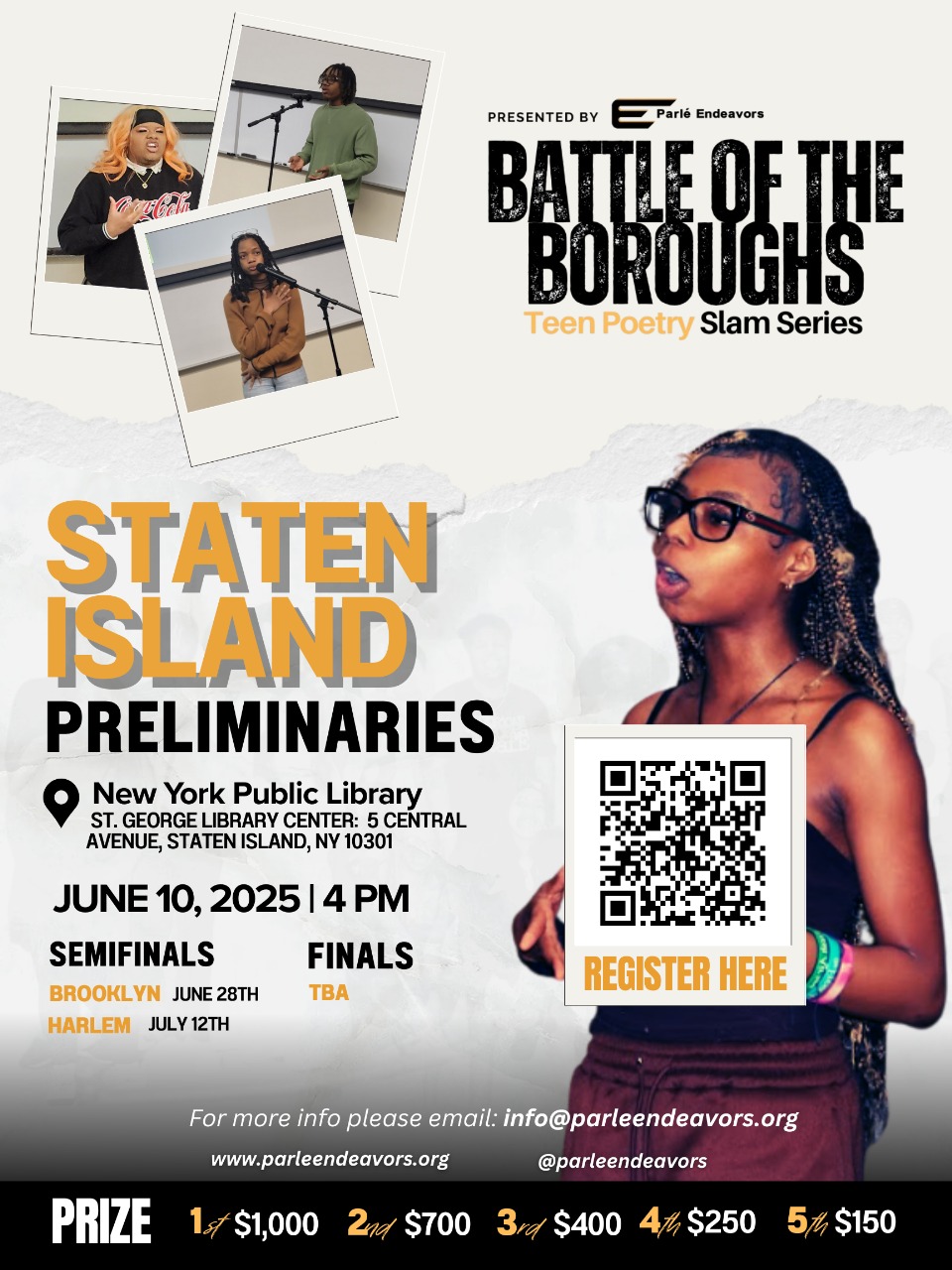Staten Island Teen Slam 2025