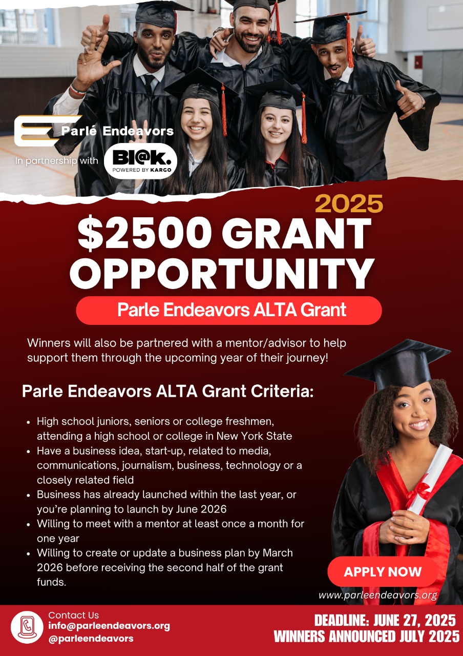Parle Endeavors Grant 2025