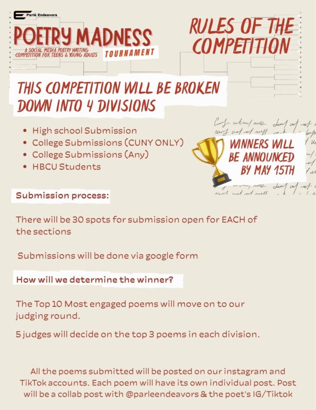 Poetry Madness Rules