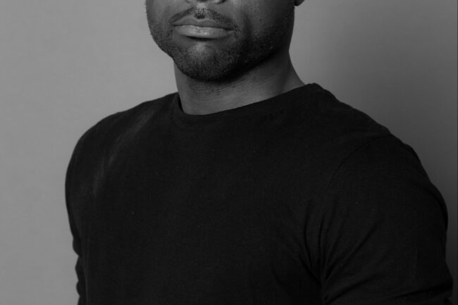 Julius Stukes Jr. black and white